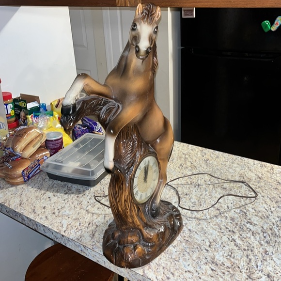 Antique horse clock - Picture 3 of 6